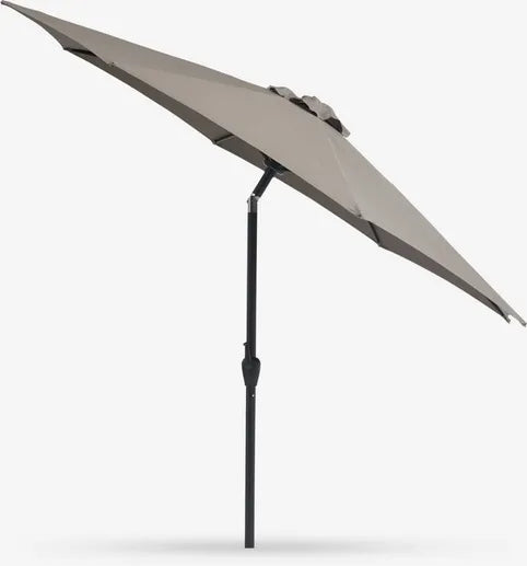 Naklápací záhradný slnečník Halk olivový s kľukou Ø300 cm