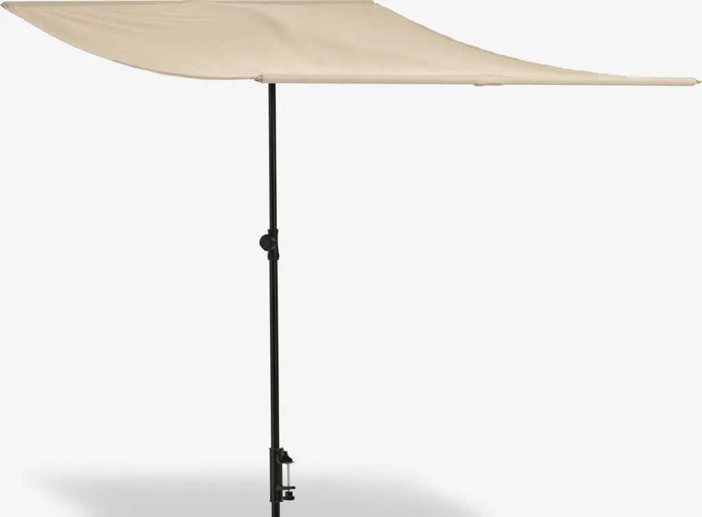 Balkónový slnečník HEJLPLET s nastaviteľnou výškou a UV ochranou – 130 x 181 cm