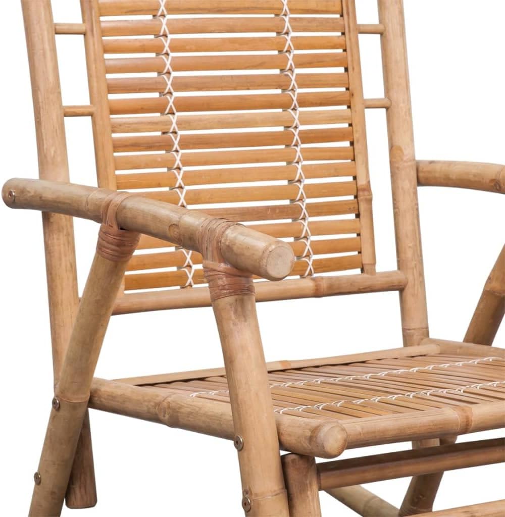 Fotel bujany, bambus
