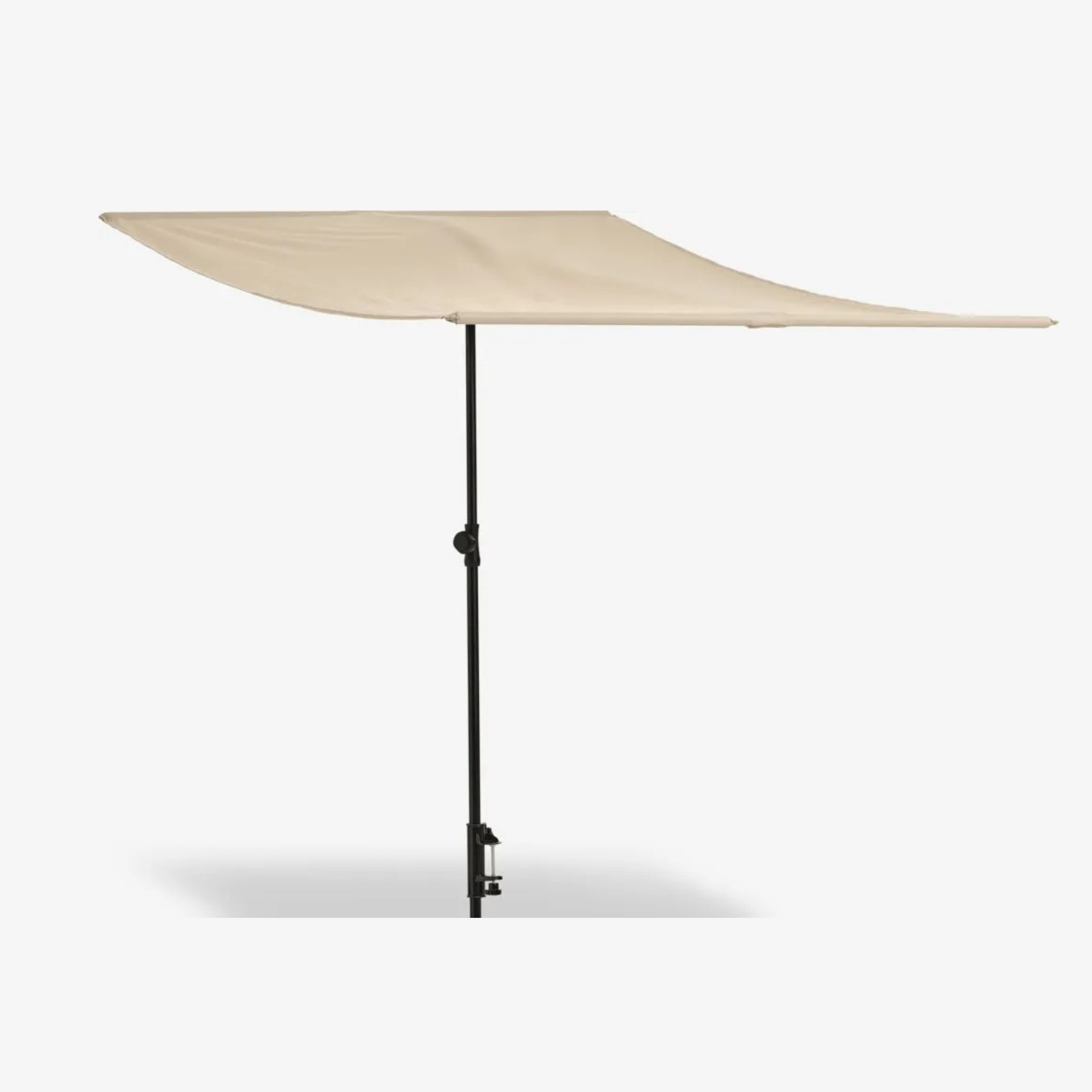 Balkónový slnečník HEJLPLET s nastaviteľnou výškou a UV ochranou – 130 x 181 cm
