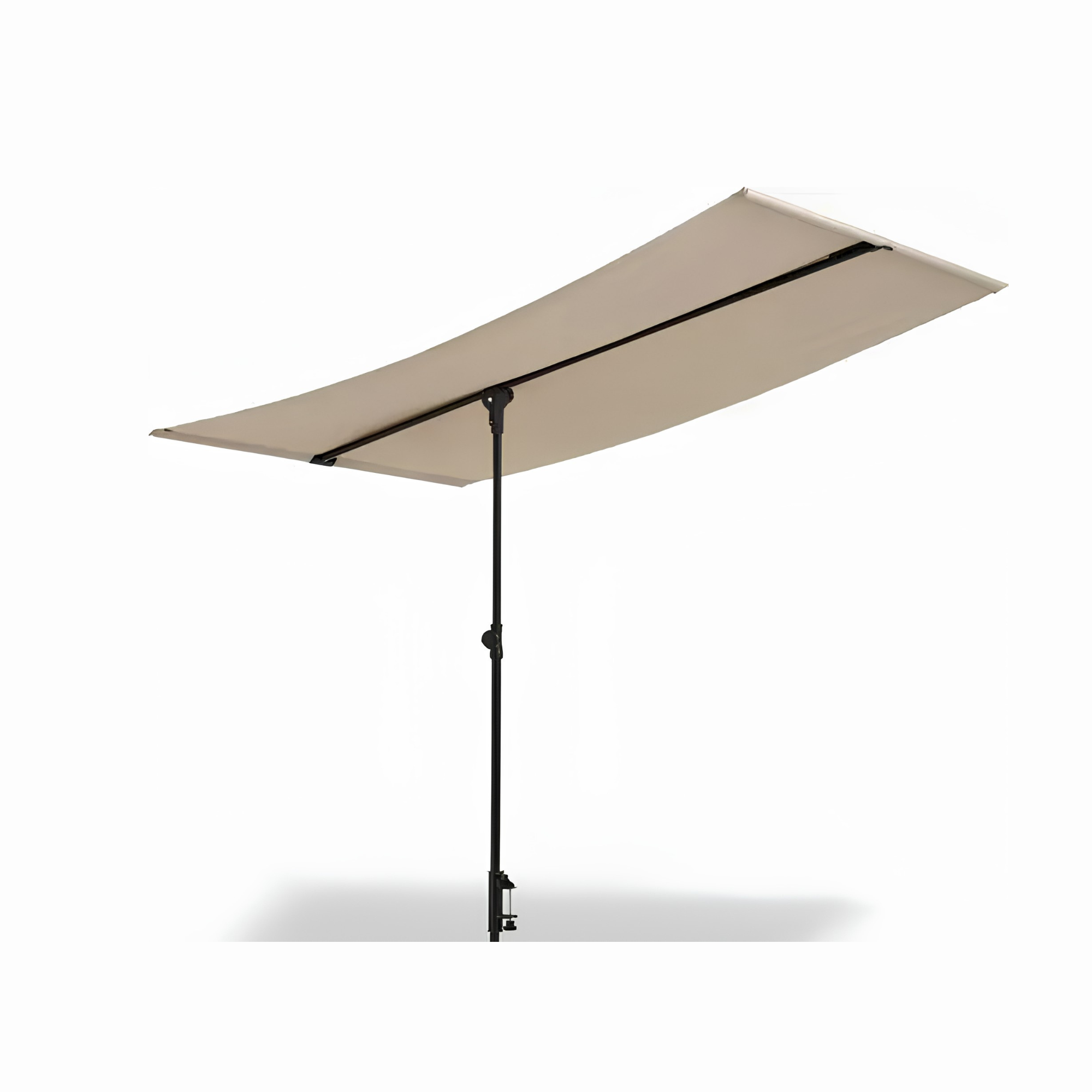 Balkónový slnečník HEJLPLET s nastaviteľnou výškou a UV ochranou – 130 x 181 cm