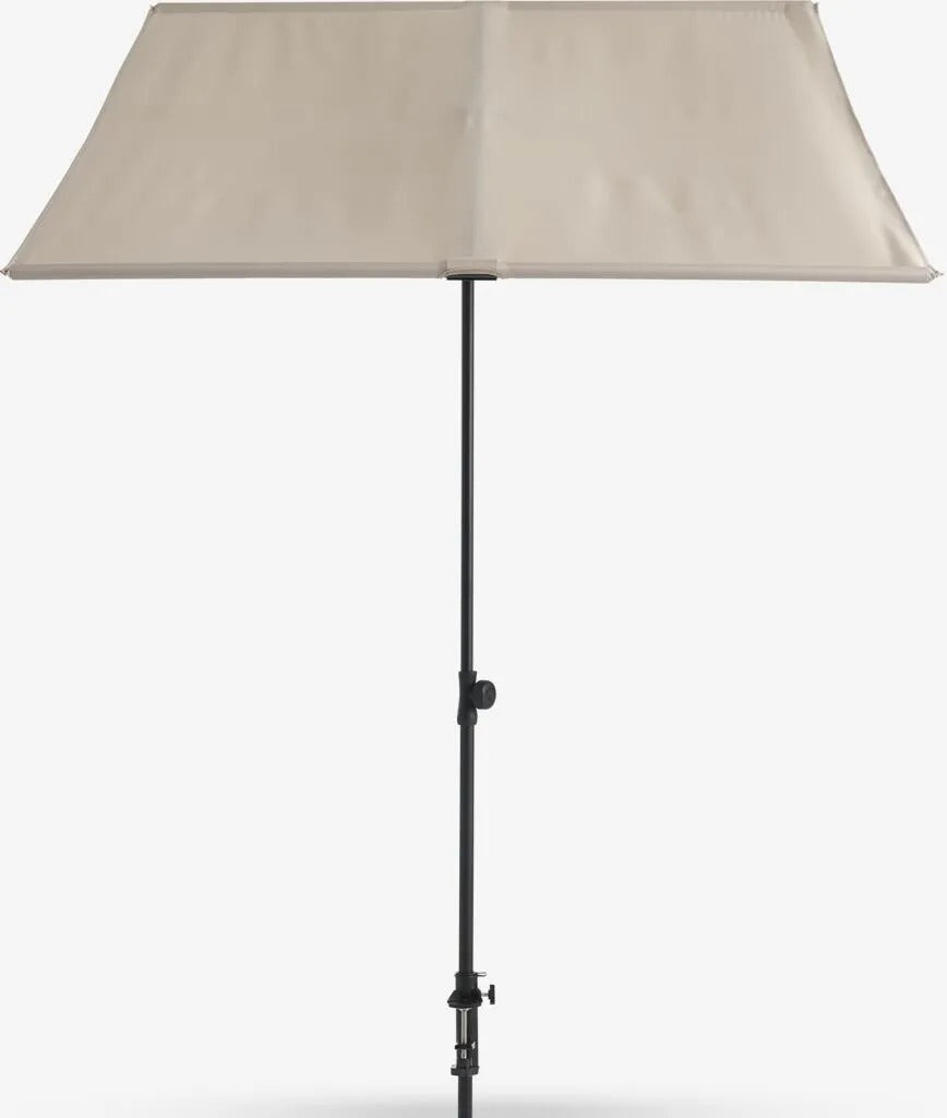 Balkónový slnečník MALMOE s nastaviteľnou výškou a UV ochranou – 130 x 181 cm