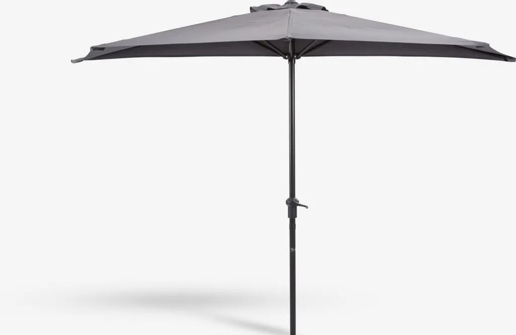 Balkónový slnečník Kolding s kľukou a UV ochranou 270x135 cm