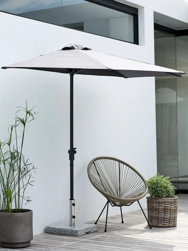 Balkónový slnečník Kolding s kľukou a UV ochranou 270x135 cm