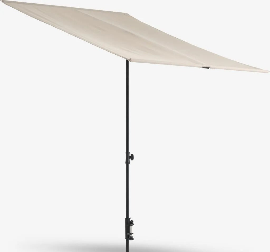 Balkónový slnečník MALMOE s nastaviteľnou výškou a UV ochranou – 130 x 181 cm